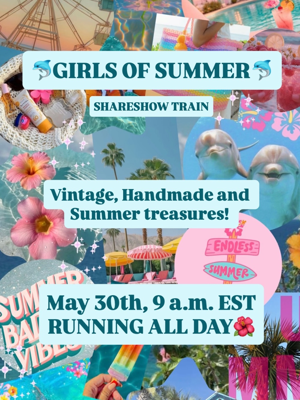 Like this flyer *Girls of Summer Share Show Train May 30th 9am running all day
